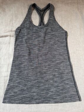 lululemon athletica Charcoal Heather Racerback Tank
